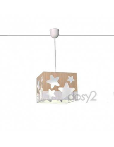 Lámpara de Techo Wood - Madera y Laca Satinada - Dosy2