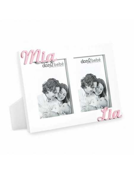 Portafotos Doble Classic Personalizado con Nombres - Dosy2