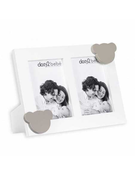 Portafotos Doble Con Silueta - Decoración Infantil Dosy2