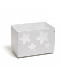 Juguetero Nature infantil de madera con ruedas - Dosy2 2