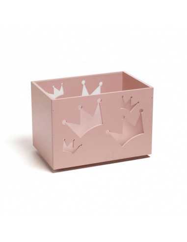 Juguetero Nature infantil de madera con ruedas - Dosy2