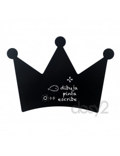 Pizarra Corona de Madera Lacada Dosy2 - Decorativa y Funcional 2