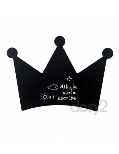 Pizarra Corona de Madera Lacada Dosy2 - Decorativa y Funcional