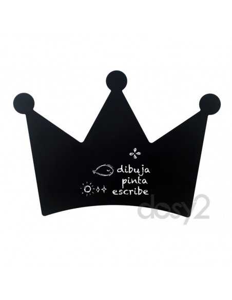 Pizarra Corona de Madera Lacada Dosy2 - Decorativa y Funcional