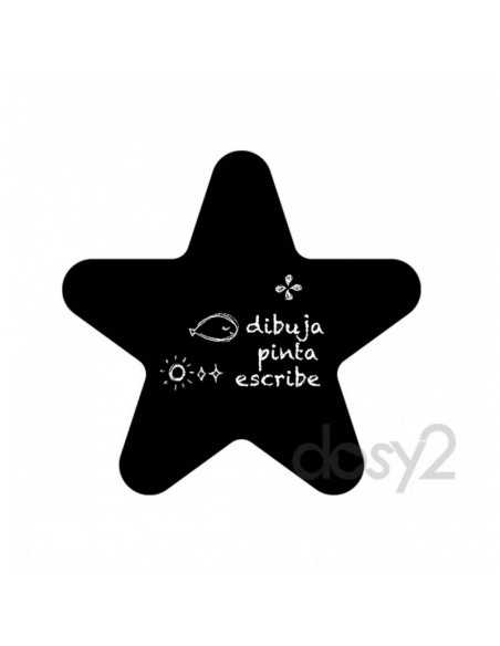 Pizarra Estrella Decorativa - Madera Dosy2