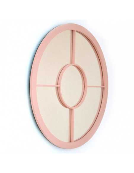 Espejo Feng Shui Redondo de Madera - Elegancia y Armonía - DOSY2