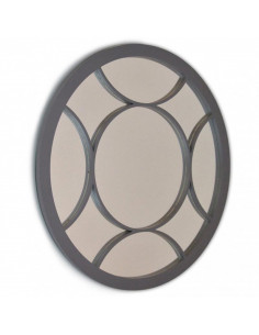 Espejo Chic Redondo de Madera Decorativo - Dosy2 2