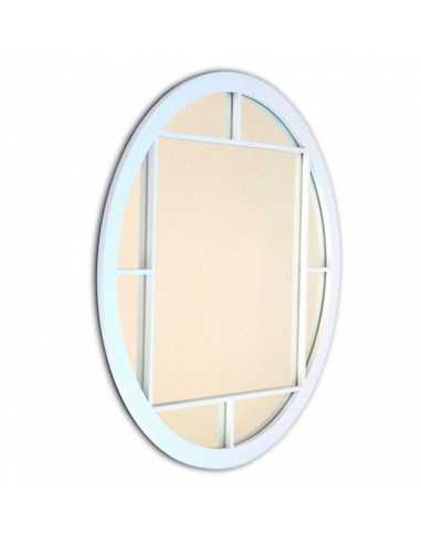 Espejo Nórdico de Pared de Madera - Decorativo y Minimalista