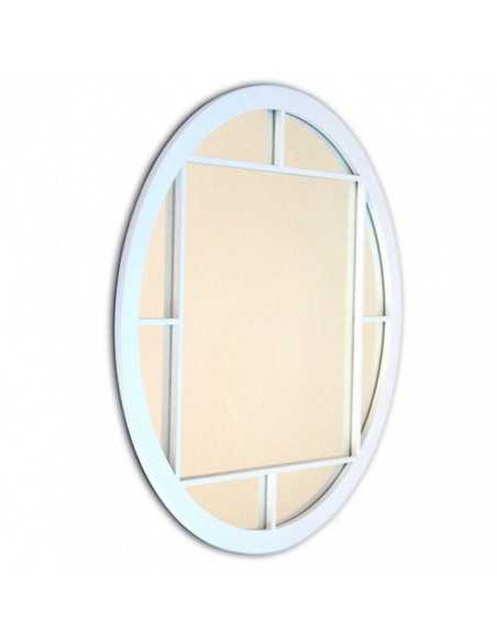 Espejo Nórdico de Pared de Madera - Decorativo y Minimalista