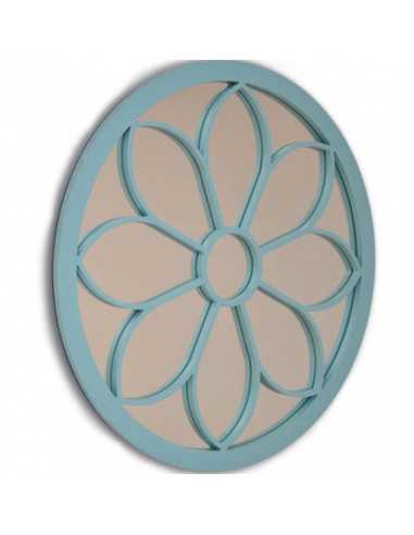 Espejo Vintage de Madera 40x40 | Dosy2