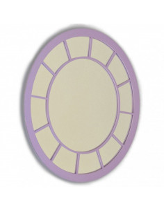 Espejo Decorativo de Pared Nouveau en Madera Natural – Dosy2