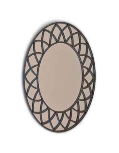 Espejo Decorativo Étnico de Madera - Dosy2