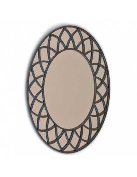 Espejo Decorativo Étnico de Madera - Dosy2