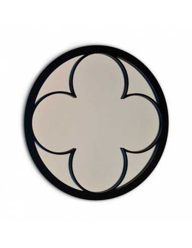 Espejo de Pared Decorativo Barcelona - Madera Natural | Dosy2