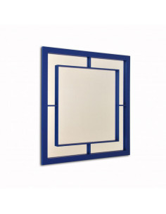 Espejo Cuadrado Navy de Madera Lacada | Decoración Minimalista