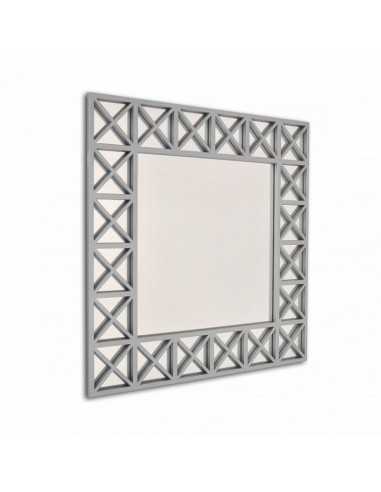 Espejo de Pared Industrial Cuadrado - Moderno y Versátil