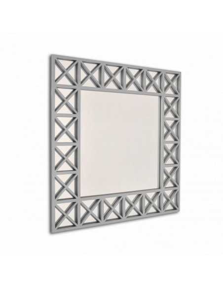 Espejo de Pared Industrial Cuadrado - Moderno y Versátil