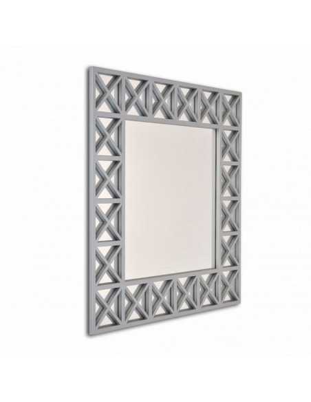 Espejo de Pared Industrial Cuadrado - Moderno y Versátil