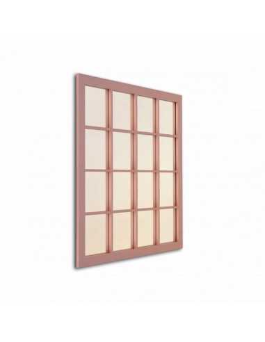 Ventana Classic - Espejo Cuadrado Decorativo de Madera por Dosy2