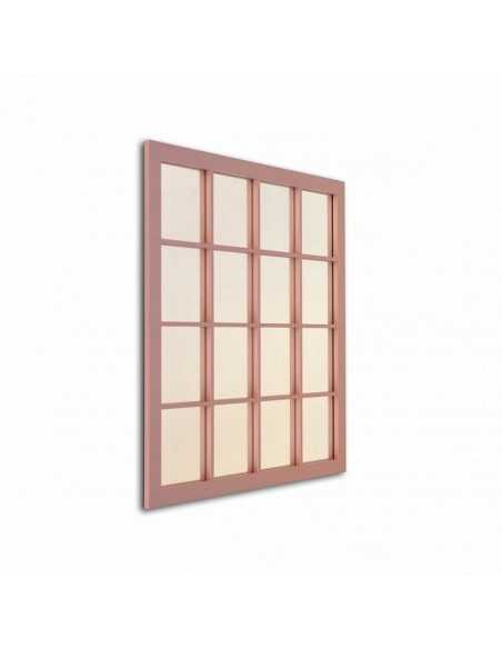 Ventana Classic - Espejo Cuadrado Decorativo de Madera por Dosy2