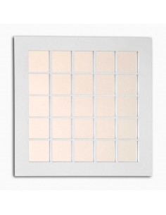 Espejo Cuadrado Clásico 25 Cuarterones de Madera - Dosy2