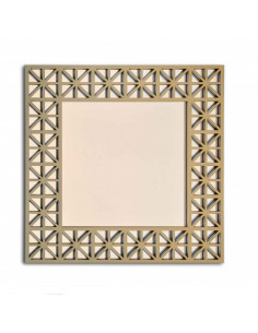 Espejo Decorativo Cuadrado de Madera Estrella - ¡Compra Ahora en Dosy2