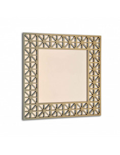 Espejo Decorativo Cuadrado de Madera Estrella - ¡Compra Ahora en Dosy2 2