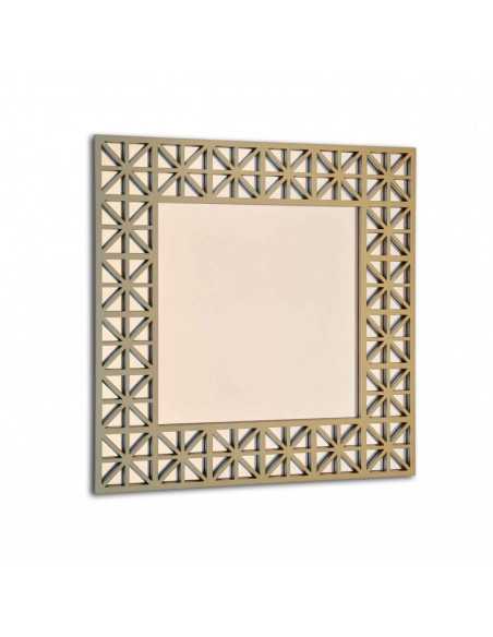 Espejo Decorativo Cuadrado de Madera Estrella - ¡Compra Ahora en Dosy2