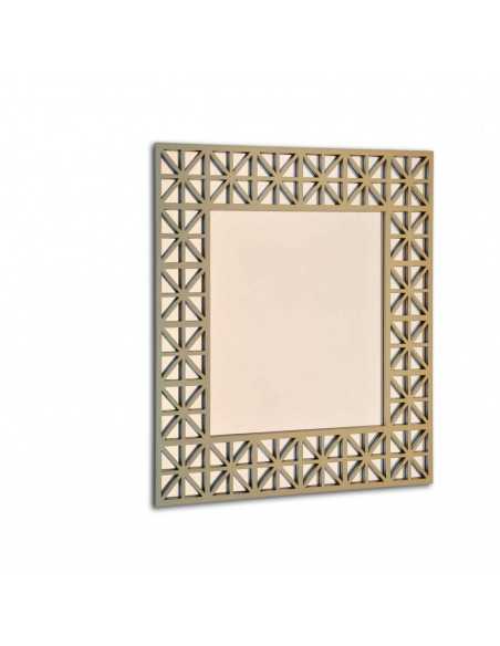 Espejo Decorativo Cuadrado de Madera Estrella - ¡Compra Ahora en Dosy2