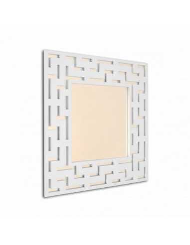 Espejo Cuadrado Decorativo Neoclassic de Madera - Dosy2