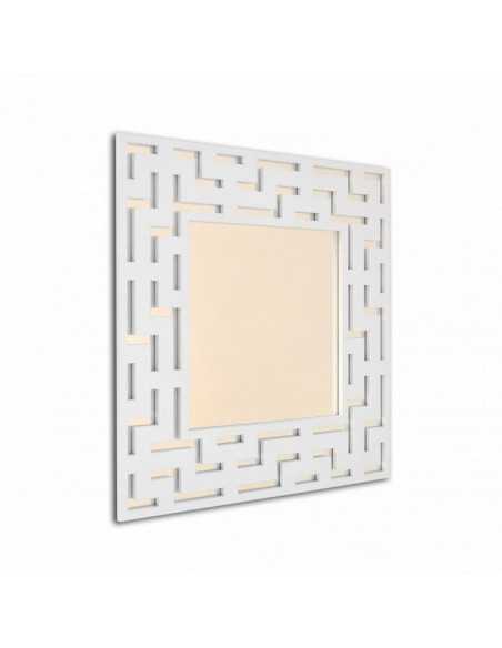 Espejo Cuadrado Decorativo Neoclassic de Madera - Dosy2