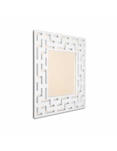 Espejo Cuadrado Decorativo Neoclassic de Madera - Dosy2