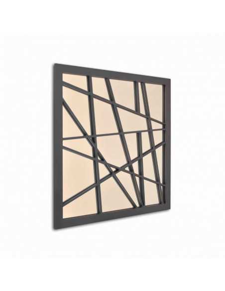 Espejo Decorativo Cuadrado Cubista de Madera - Dosy2