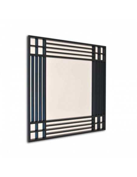 Espejo de Pared Estilo Mondrián | Decoración Moderna y Artística - Dos