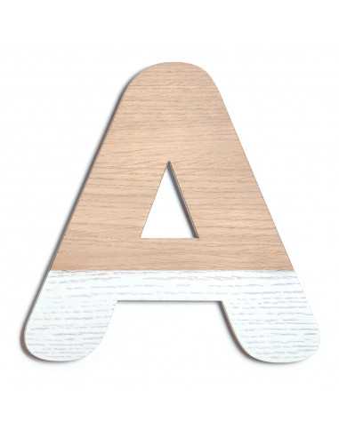 Letras de Madera Personalizadas con Acabado Wood - Decoración Original