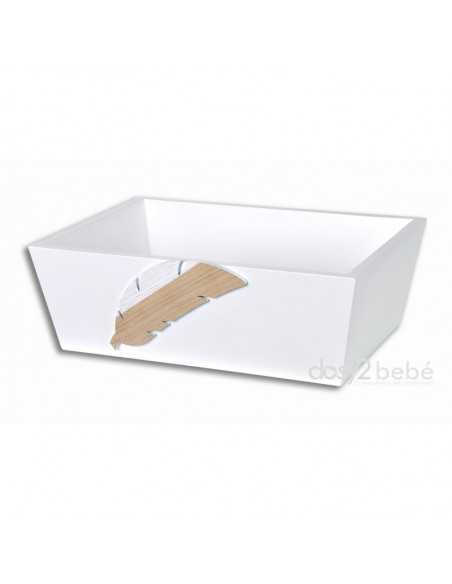 Caja Tipi Wood Personalizable - Decoración Infantil en Madera Natural