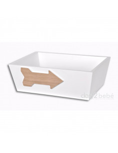 Caja Tipi Wood Personalizable - Decoración Infantil en Madera Natural 2