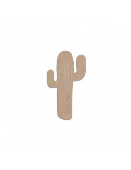 Medidor Infantil de Madera Cactus - Original y Personalizable