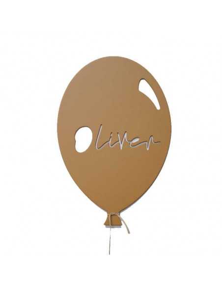 Silueta de Madera Personalizada Globo - Decoración Exclusiva en Dosy2