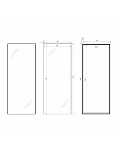 Armario con Espejo Completo 170x58 - Comodidad y Estilo | Dosy2 2