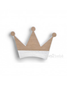 Tirador Decorativo Infantil Corona de Madera - Compra Ahora