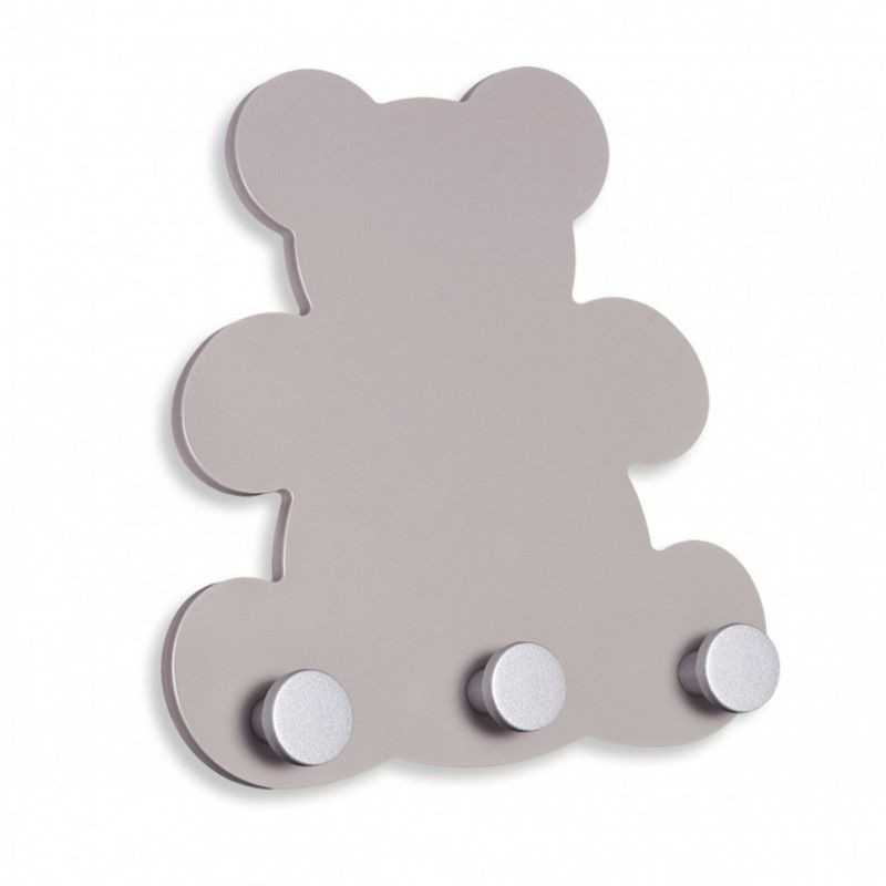 perchero infantil cafe oso