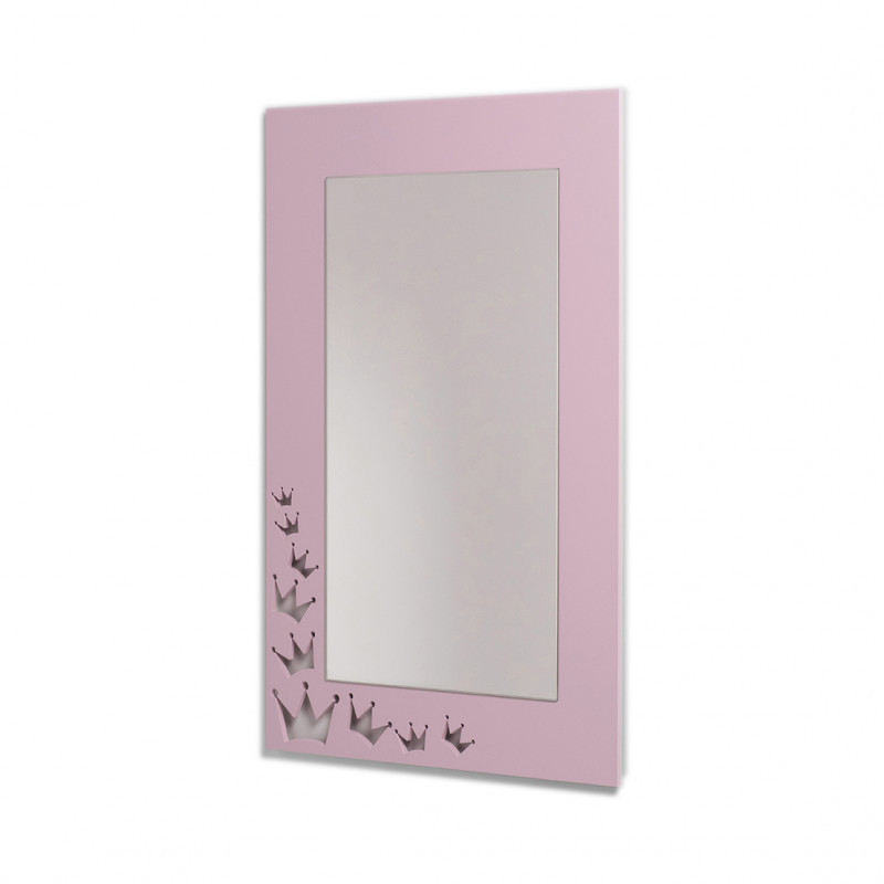 espejo infantil rosado