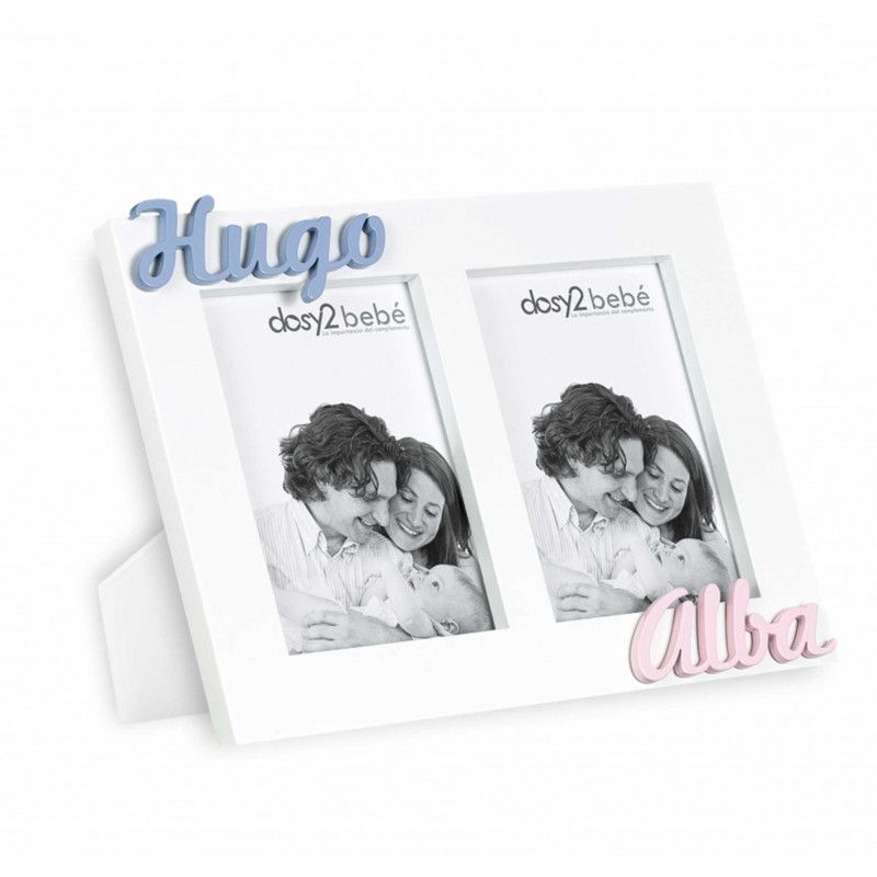 personalizar el portafotos con el nombre del bebé