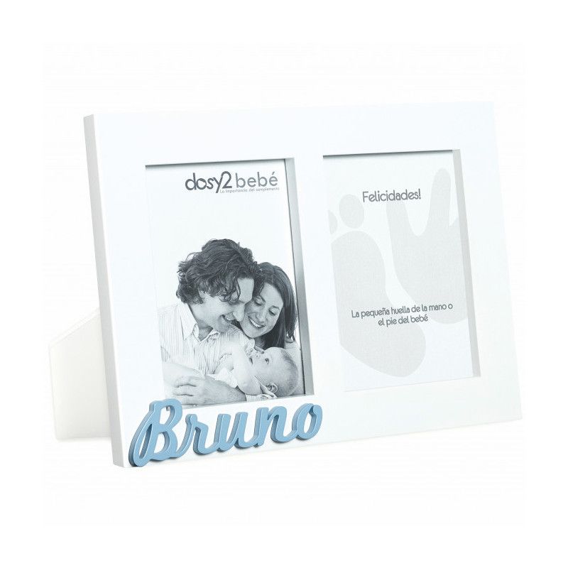 portafoto bebé con nombre
